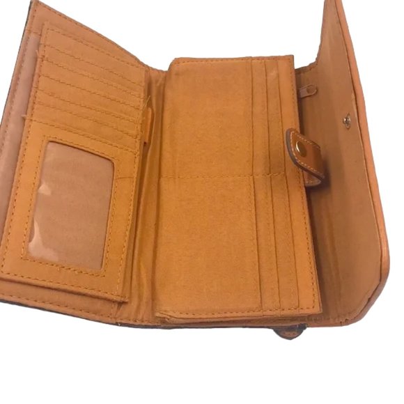 Unbranded Brown Bifold Flap Wallet - Picture 3 of 6